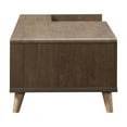 thumbnail image 5 of Bowery Hill Mid-Century Wood Coffee Table in Walnut Oak, 5 of 9