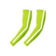 thumbnail image 4 of Mangas de brazo refrescantes, 1 par, con tira reflectante, unisex, ligeras, transpirables, multifuncionales, para golf, correr de noche, tenis. Amarillo Verde, 4 of 8