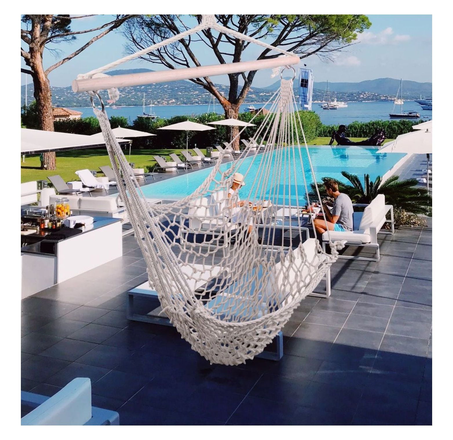 Hamaca Mejicano Amacas Mexicanas De Patio Amaca Con Base Para - Foto 6