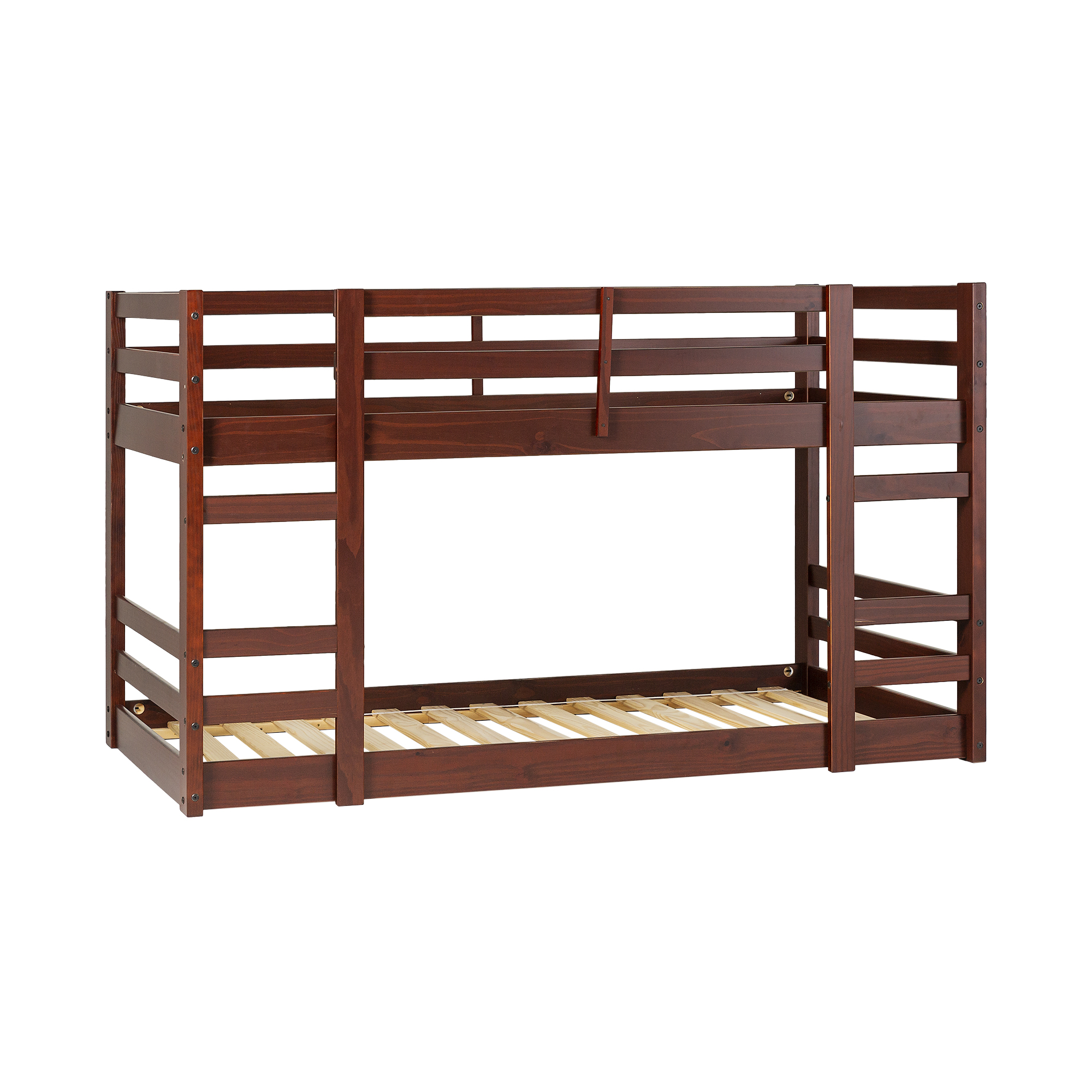 Manor Park Transitional Youth Twin Over Twin Bunk Bed Frame, Espresso - image 3 of 17