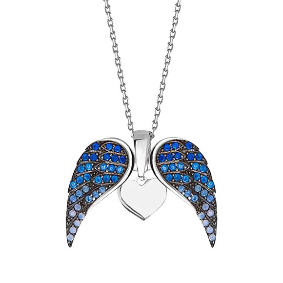 LSLJS Fashion Ladies Necklace Heart Pendant Necklace Gift Decoration Accessories, Gifts for Mom Wife Girlfriend Her on Anniversary Mothers Day Valentines Day Christmas Birthday Gifts for Women