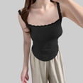 thumbnail image 6 of Warop Women's Solid Color Lace Camisole with Built-in Bra, Slimming Shapewear Tank Top for Versatile Daily Wear and Layering, 6 of 6