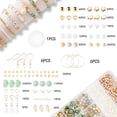 thumbnail image 2 of YanJici Jewelry Making Kit, 1700pcs Letter Beads, Natural Stone Beads, Irregular Natural Stone for DIY Crafts Necklace Earrings Bracelet Making, 2 of 6