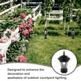 thumbnail image 2 of Outdoor Decor Lamp Shades Light Bulbs Ceiling Cover Replacement Patio Lampshade Stand Post Iron, 2 of 6