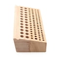 thumbnail image 4 of 98 Holes Leather Craft Tool Wood Rack Wooden Punch Tool Stand Holder Organizer, 4 of 13