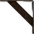 thumbnail image 4 of Ekena Millwork 2"W x 10"D x 10"H Traditional Steel Bracket, Antiqued Brass, 4 of 13