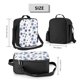 thumbnail image 2 of Disketp blue Snowflake Prints Bolsa Térmica Estampada para Almuerzo, Lonchera para Hombres y Mujeres Adultos, 2 of 7