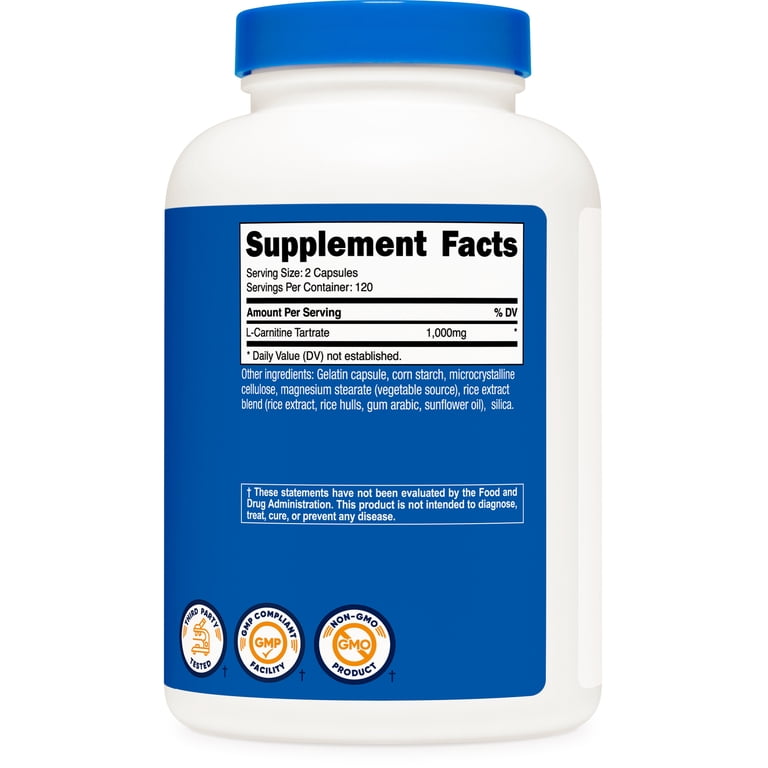 l carnitine l tartrate l arginine Acetyl L Carnitine Arginate 500 mg – Combination of Carnitine & L-Arginine  Benefits main image 0
