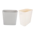 thumbnail image 5 of TEHAUX 2Pcs Rubbish Can Plastic Wastebasket Reusable Garbage Can Container for Bathroom Home, 5 of 8