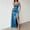 c01Blue, variant on Women's Satin Silk Long Dress Backless V-Neck Sleeveless Split Hem Cami Maxi Dress Solid Color Cocktail Party Dresses Green L