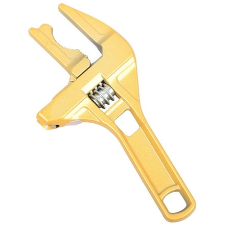 

Docooler Bathroom Adjustable Wrench Short Handle and Large Opening Shifting Wrench Bathroom Spanner for Air Conditioner Maintenance