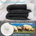 thumbnail image 3 of Jtbuh XLY Mens Slipper Fuzzy Socks Winter Theraml Bed Sock Warm Fluffy Fleece Lined Slipper Socks Men Cozy Soft Thick Non Slip Home Socks, 3 of 6