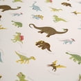thumbnail image 3 of Juego de cama MAG Queen Size con diseño de dinosaurio blanco, 3 unidades, para niños, 3 of 9