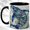 Black, variant on Decorative Whale Coffee Mug, Coastal Ocean Mug, Ceramic 11 oz