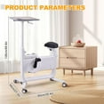 thumbnail image 4 of Bike Desk, Adjustable Height Standing Desk with Tablet Holder - Ideal for Home Office Workouts, Supports Up to 265 lbs, 4 of 9