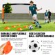 thumbnail image 5 of Juego de porterías de fútbol VAVOSPORT Kids de 6 x 4 pies con balón de fútbol y escalera, 5 of 7