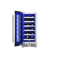 thumbnail image 5 of Landmark L3015ui1w-Lh 15" Wide 23 Bottle Capacity Single Zone Wine Cooler - Stainless, 5 of 7