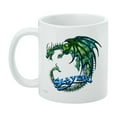 thumbnail image 3 of Dragon Slayer Fantasy Gaming White Mug, 3 of 5