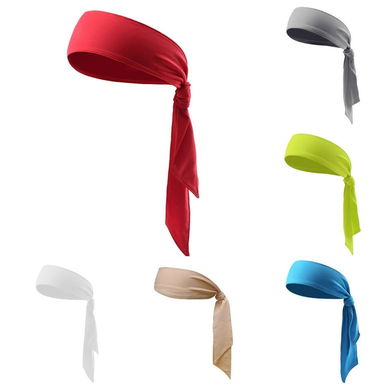 Workout Headbands for Women Men Sweatband Yoga Sweat Bands Elastic Wide  Headbands for Sports Fitness Exercise Tennis Running Gym Dance Athletic