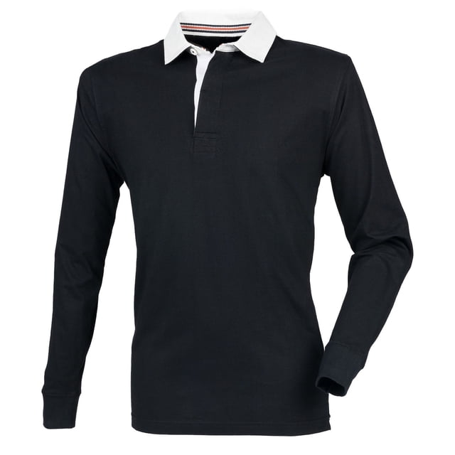 Front Row Chandail/haut de Rugby à Manches Longues Premium pour Hommes