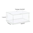 Uxcell Display Case Box Acrylic Box Transparent Dustproof Protection