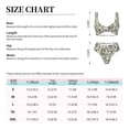 thumbnail image 4 of Kdxio Skull with Cash Print Women's 2 Piece High Waisted Wrap Spaghetti Strap Summer Swimsuit Bikini Set-X-Large, 4 of 7