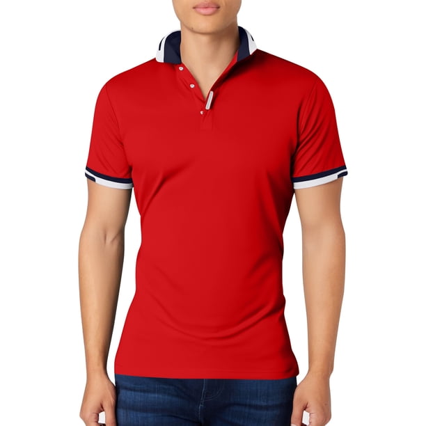 Camisa con botones de alto rendimiento para hombre: corte clásico, cuello, tejido que absorbe la humedad