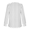 thumbnail image 4 of Bzhegqhd Women's Shirts Printed V-Neck Pullover Top Long Sleeve Slim Fit Blouse Casual Button Up Shirt Soft Stretch Knitted Fall Fashion Tops, 4 of 5