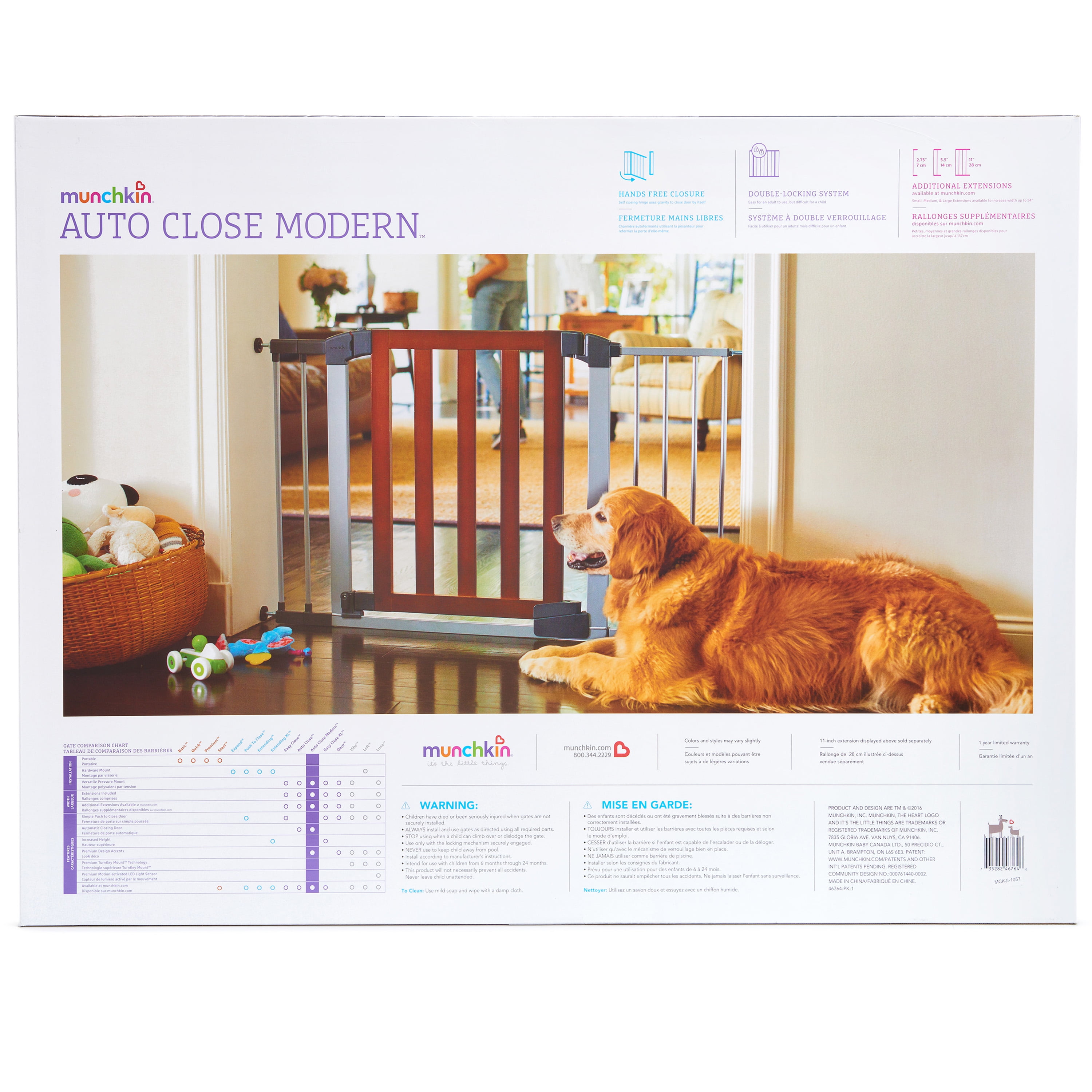 munchkin auto close baby gate