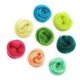 thumbnail image 1 of 8 Piezas Fieltro Lana Fibra Material Para Fabricación De , Jabón Y De Secado mayimx Material de fieltro de lana, 1 of 8