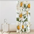 thumbnail image 2 of Little Daisy Waterproof Shower Curtain Set with Hooks - Printed Bathroom Curtains - Decorative Bathroom Shower Curtains, 2 of 5