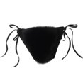 thumbnail image 3 of Bikini Triangle à Faux Fourrure pour Femmes Ensemble Deux Pièces, 3 of 4