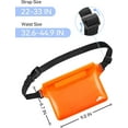 thumbnail image 4 of HEETA Waterproof Fanny Pack, Waterproof Pouch Dry Bag 2/3/4 Pack for Phone Passport Purse, Adjustable Waist Strap for Swimming Kayaking Boating Paddle Board Accessories Cruise Beach Camping Essentials, 4 of 10
