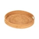 thumbnail image 5 of Bandeja de ratán para servir, decorativa, redonda, versátil, para mesa de café. 35cm, 5 of 9