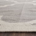 thumbnail image 2 of SAFAVIEH Dhurries Tobias Geometric Runner Rug, Dark Grey/Ivory, 2'6" x 10', 2 of 4