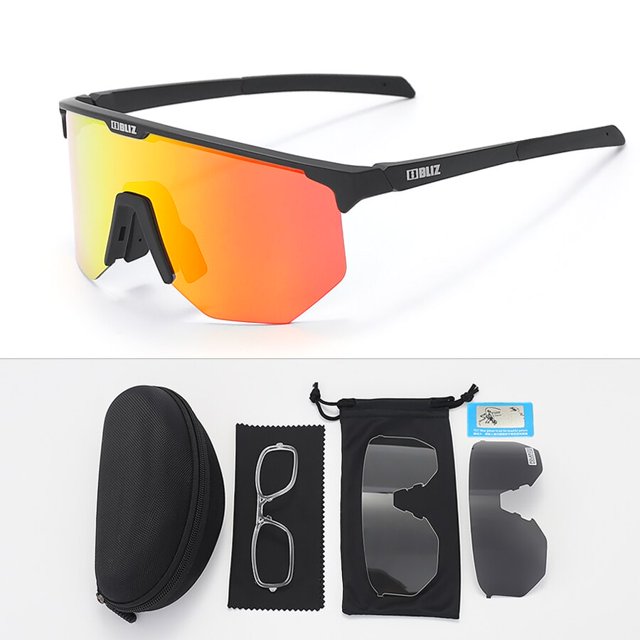 B BLIZ-gafas de sol de ciclismo para hombre y mujer, lentes fotocromáticas para deportes al aire libre, para bicicleta de montaña y carretera qiuyongming unisex