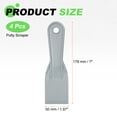 thumbnail image 2 of Uxcell 4pcs Putty Scraper 1.5" Plastic Flexible Tool for Pasting Plaster Repairing Walls, 2 of 7