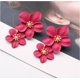 thumbnail image 1 of Pendientes Sense Pendientes Estilo Pendientes Distintivos Multicolor Doble Capa Flor Pendientes Sencillos para Mujer, 1 of 6