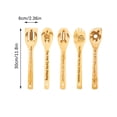 thumbnail image 3 of Danhjin Fiive Shovel Radium Carving Spatula Spoons Set Slotted Spoon 5PC Tableware Gift Dinnerware Sets, 3 of 9