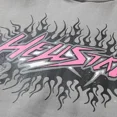 thumbnail image 3 of Oversized hoodie gothic punk style Harajuku streetwear letter print graffiti sweatshirt retro casual fashion pullover, 3 of 5