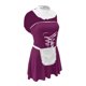 thumbnail image 4 of Disfraz de mucama para mujer, ropa de cosplay, vestido de manga corta, ropa de cosplay, vestido de poliéster para mujer, 4 of 4
