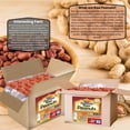 thumbnail image 3 of Rani Peanuts, Raw Whole With Skin (uncooked, unsalted) 40lbs (600oz) Bulk Box, 50 cases per Pallet ~ All Natural | Vegan | Gluten Friendly | Fresh Product of USA ~ Spanish Grade Groundnut/Red-skin, 3 of 7