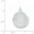 thumbnail image 2 of 925 Sterling Silver Dainty Letter S Initial Name Monogram Necklace Charm Pendant, 2 of 6