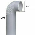 130Mm Extra Long Air Conditioner Pipe Duct Extension Exhaust Hose