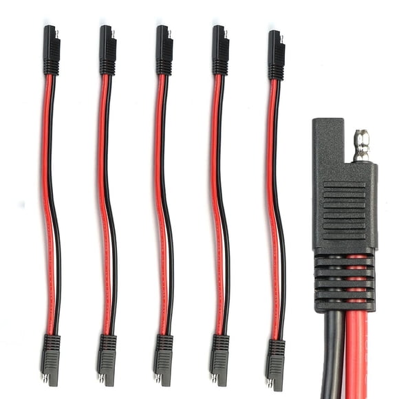 Conector de arnés de cables, calibre 10, 2 pines, 30 cm, para motocicleta