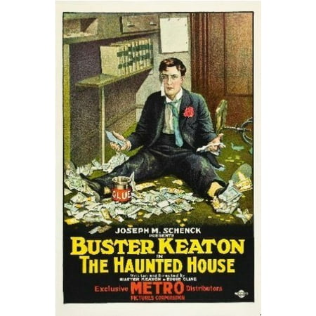 Haunted House Buster Keaton Poster 11x17 Mini Poster in Mail/storage/gift (Best Haunted Houses In Maryland)