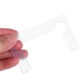 thumbnail image 2 of Shisuyan 20 Pcs Joints de Charnière en Caoutchouc Transparent pour Porte de Douche Remplacement Joints de Charnière en Caoutchouc Souple pour Réparation de Charnière de Porte de Douche, 2 of 8