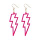 thumbnail image 1 of Nuevo diseño de pendientes colgantes con destellos de hipérbole y fluorescencia de neón R--amarillo claro | Código de modelo 6751 amarillo claro, 1 of 4