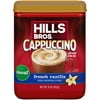 (2 pack) (2 Pack) Hills Bros. Decaf French Vanilla Cappuccino Instant Coffee Mix, 16 Ounce Canister