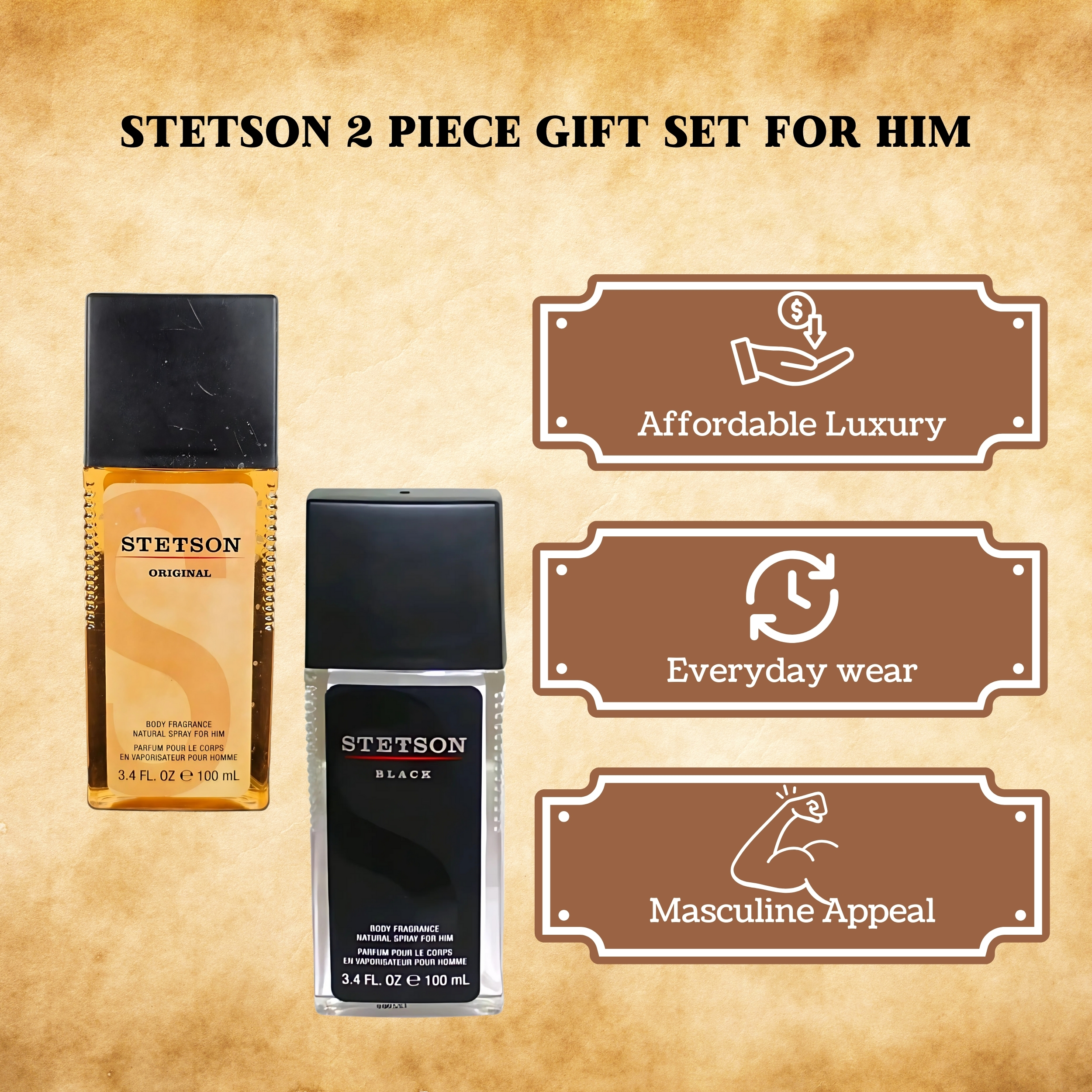 Stetson 2-Piece Cologne Gift Set for Men photo 4
